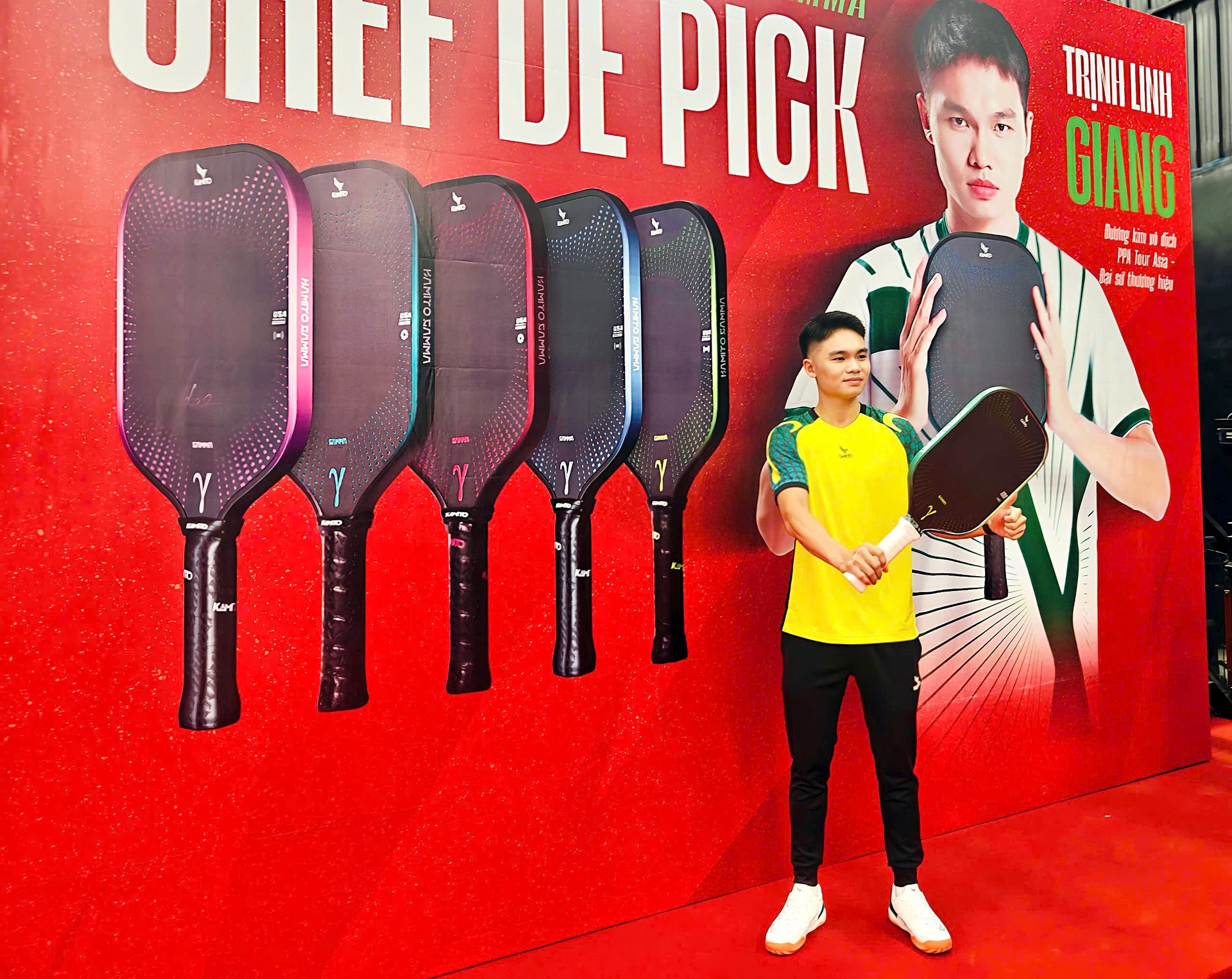 Vợt pickleball Kamito Gamma hứa hẹn sẽ là “vũ khí mới” cho người chơi bóng nhựa