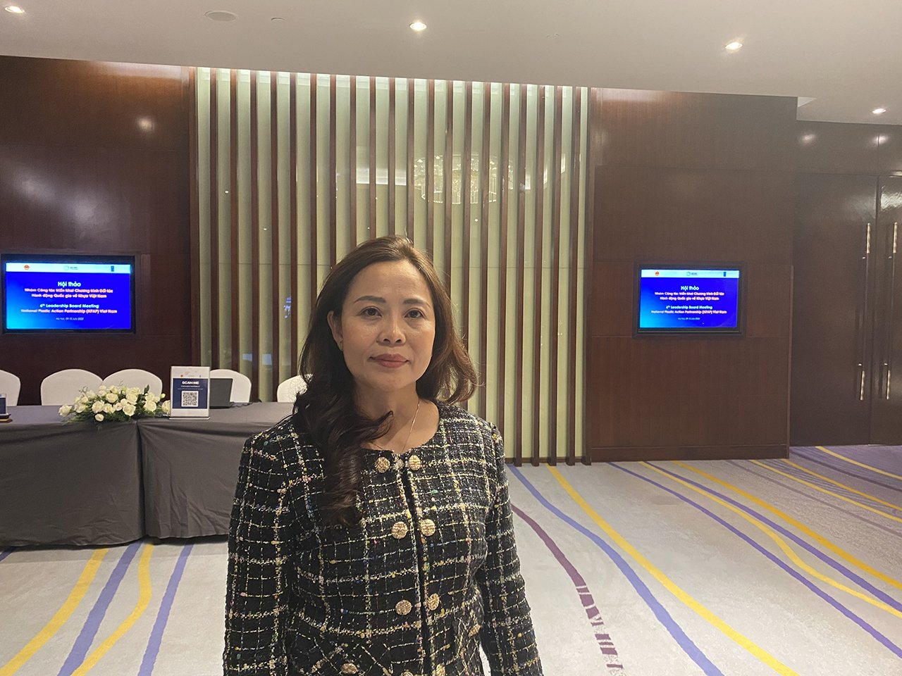 Bà Huỳnh Thị Mỹ, Tổng Thư ký Hiệp hội nhựa Việt Nam