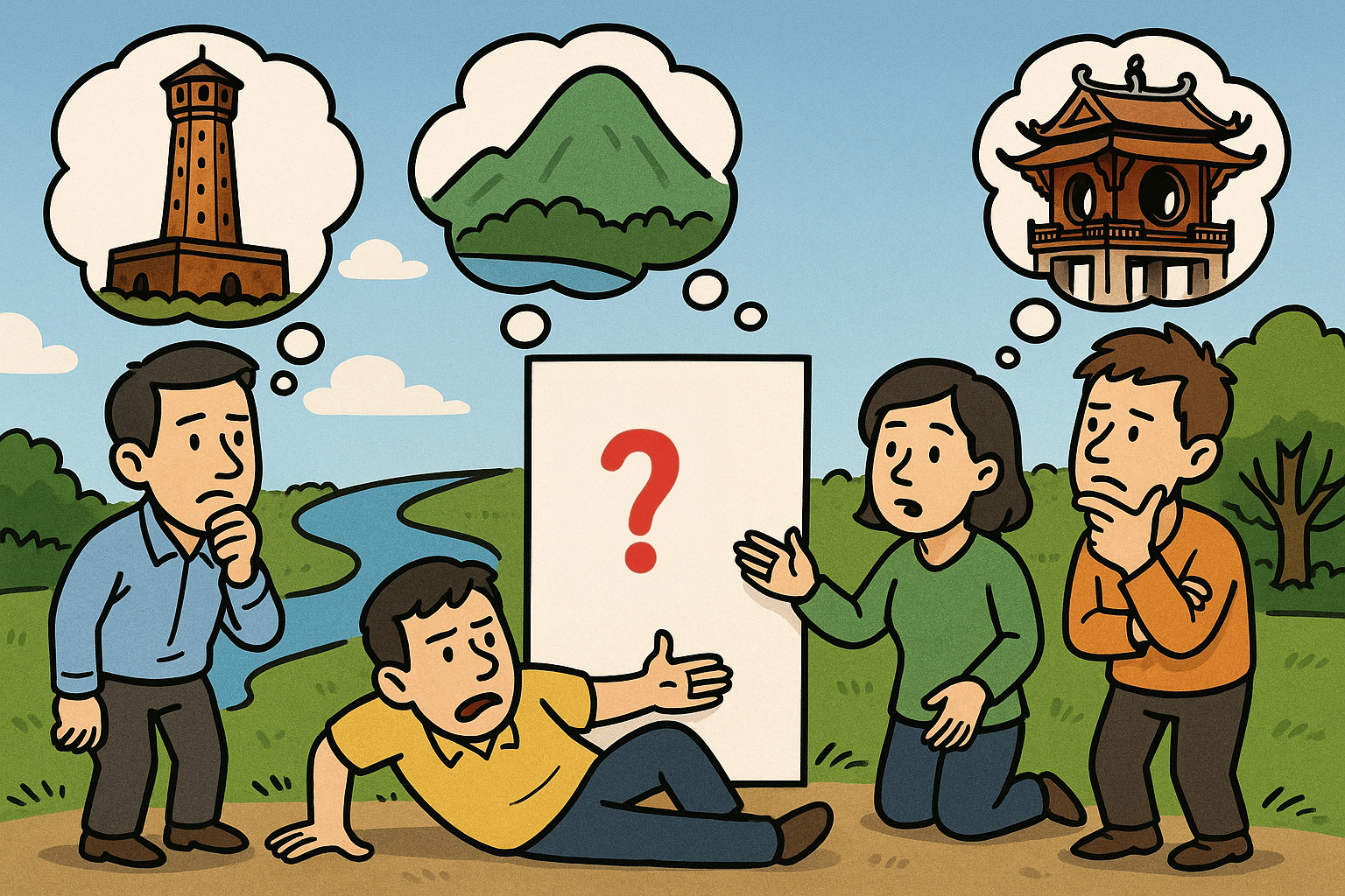 Một biểu tượng, logo cho địa phương có thật sự cần thiết không? Và nó để làm gì? (Ảnh minh họa: ChatGPT)