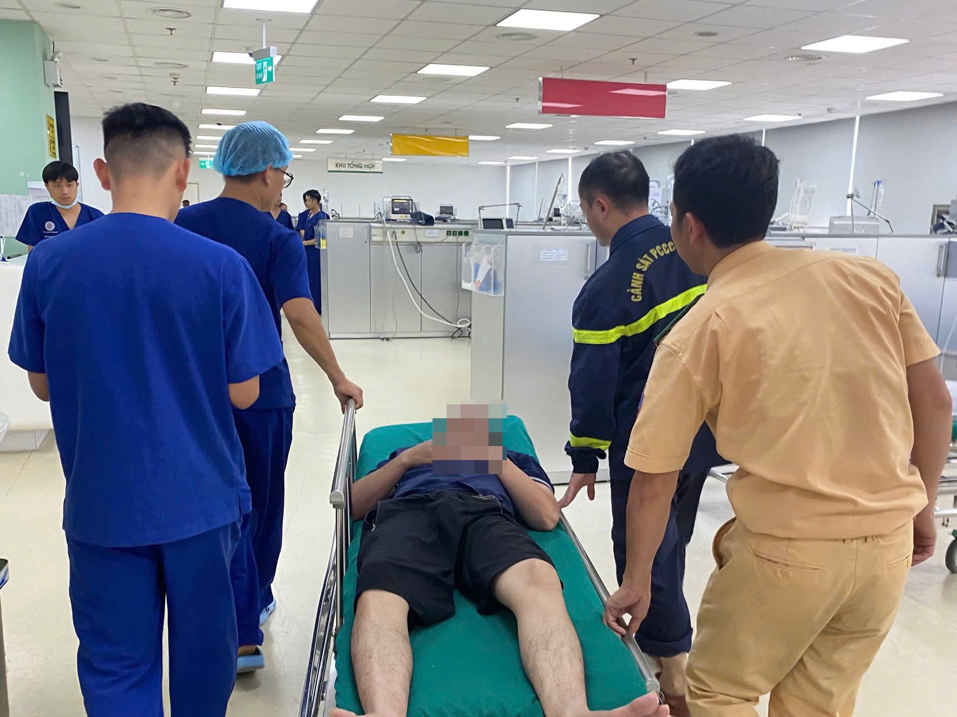 Người gặp nạn đã được đưa đến Bệnh viện cấp cứu