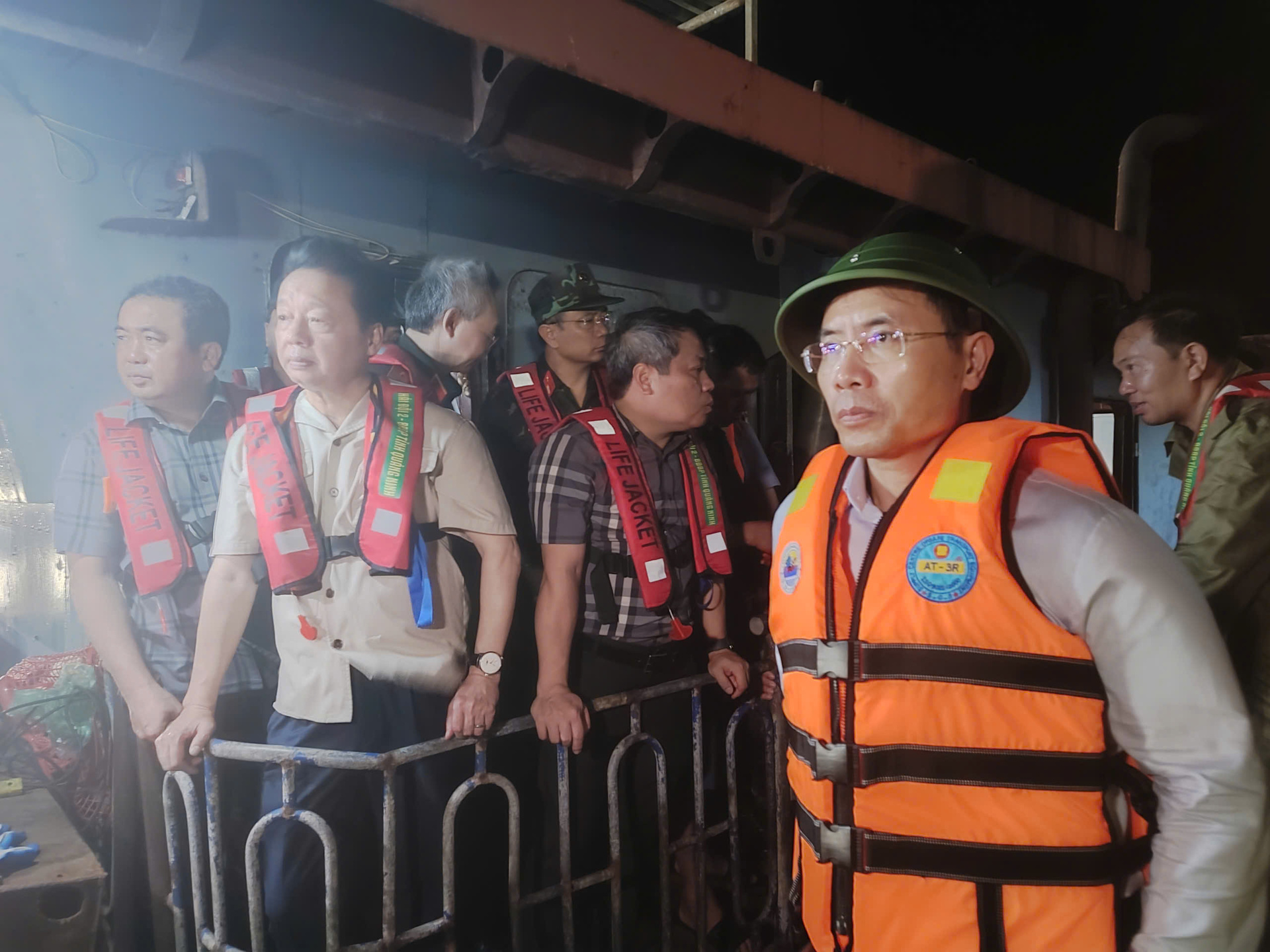 PTT Trần Hồng Hà chỉ đạo tại hiện trường 
