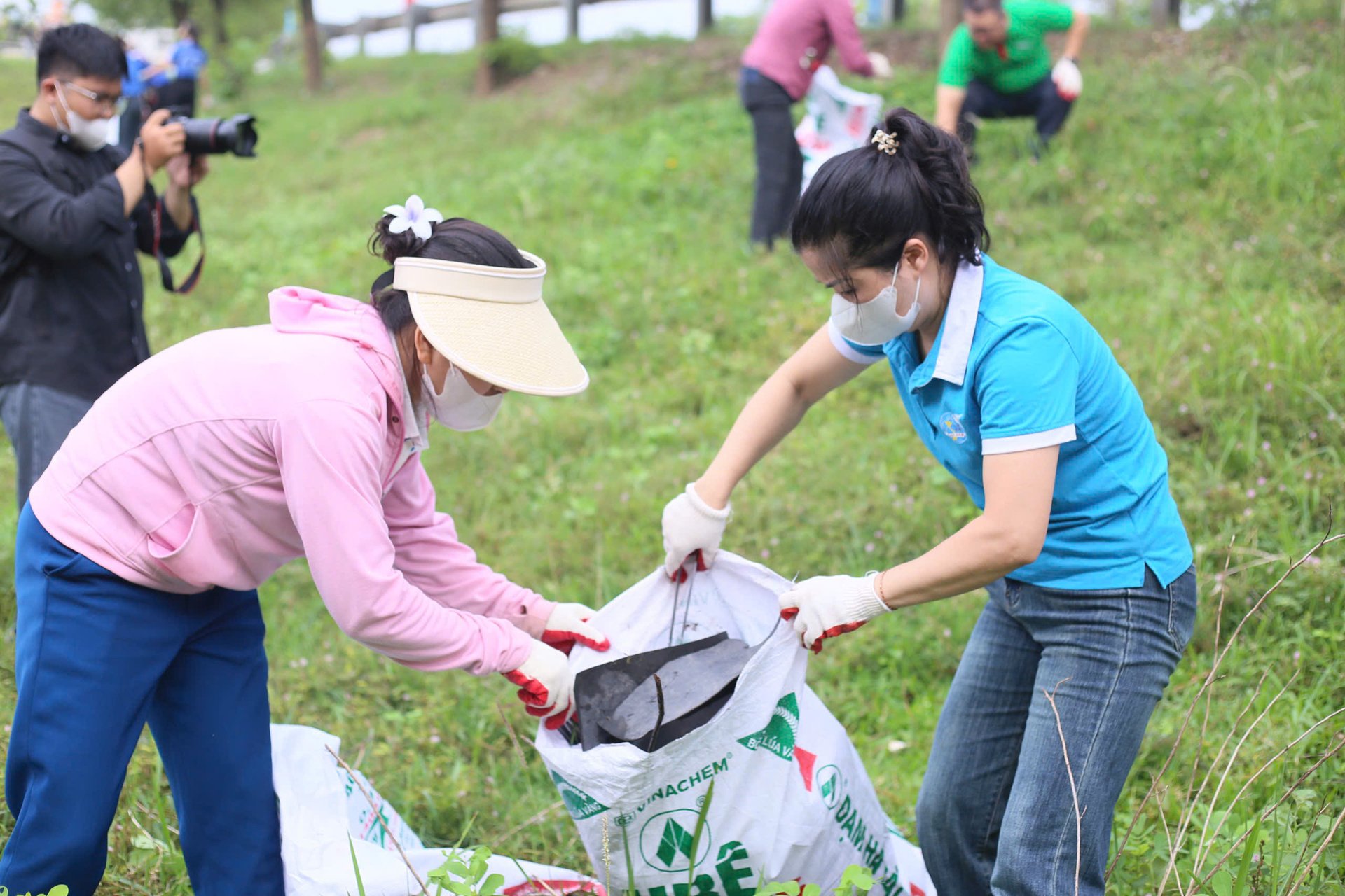 Số rác thu gom được trong ngày hội Cleanup 7 là hơn 3.000kg
