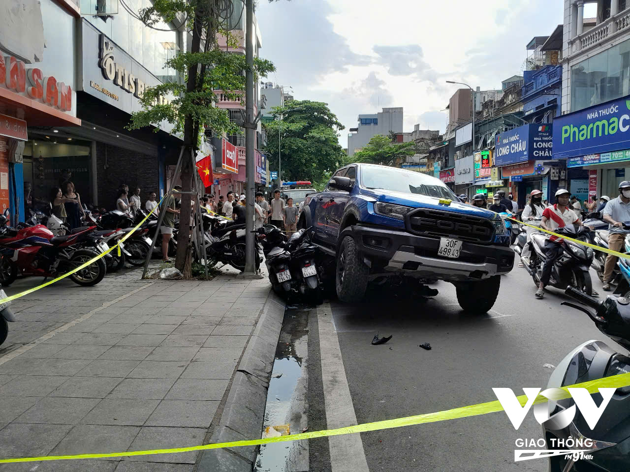Hiện trường vụ tai nạn. (Ảnh: Chấn Hải)
