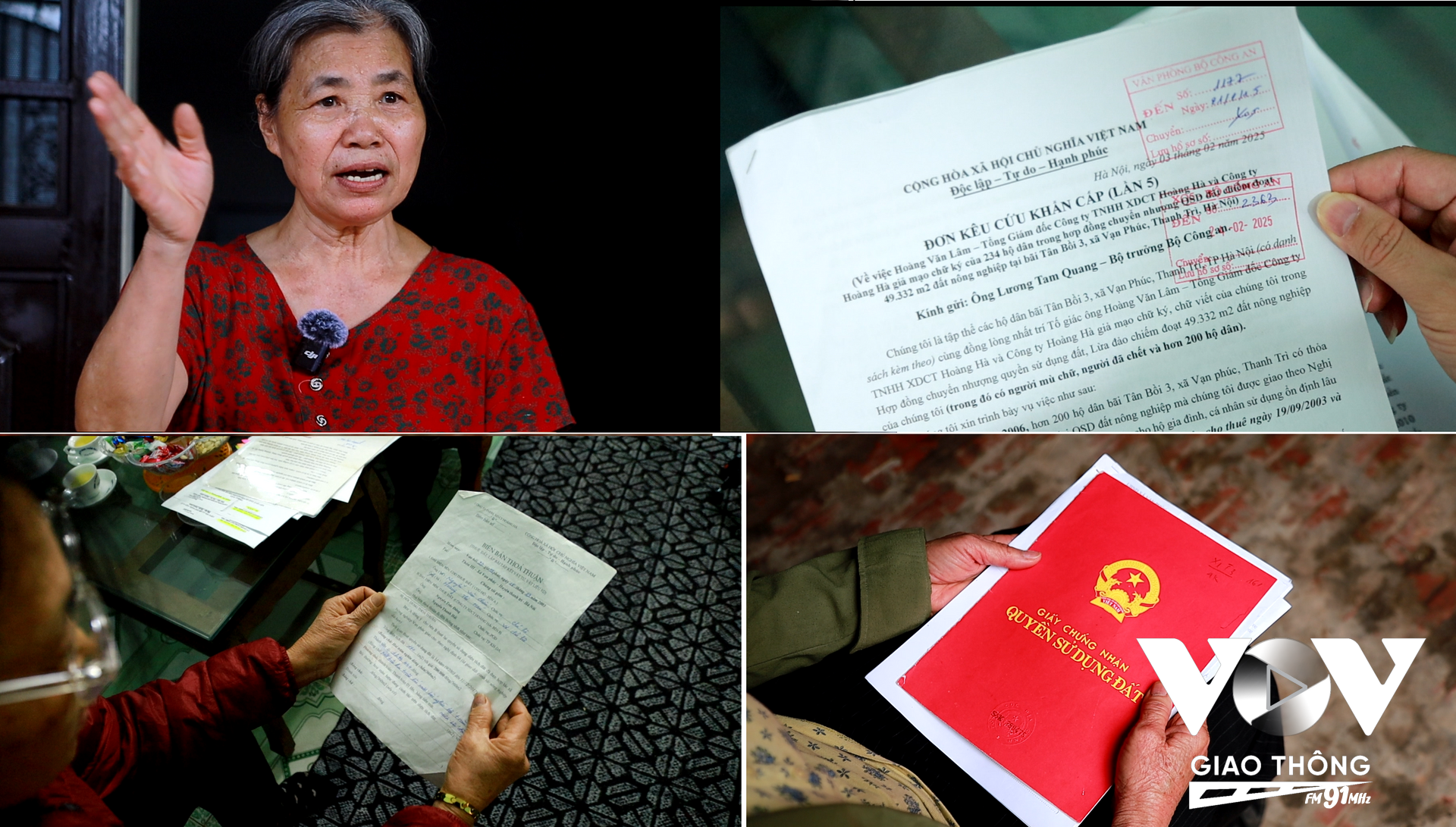 Bà Nguyễn Thị Thắng và các nạn nhân vẫn giữ sổ đỏ, giấy tờ cho thuê đất. Họ chưa từng nhìn thấy cái gọi là hợp đồng chuyển nhượng. Họ còn phát hiện cán bộ xã có dấu hiệu cấu kết với doanh nghiệp.