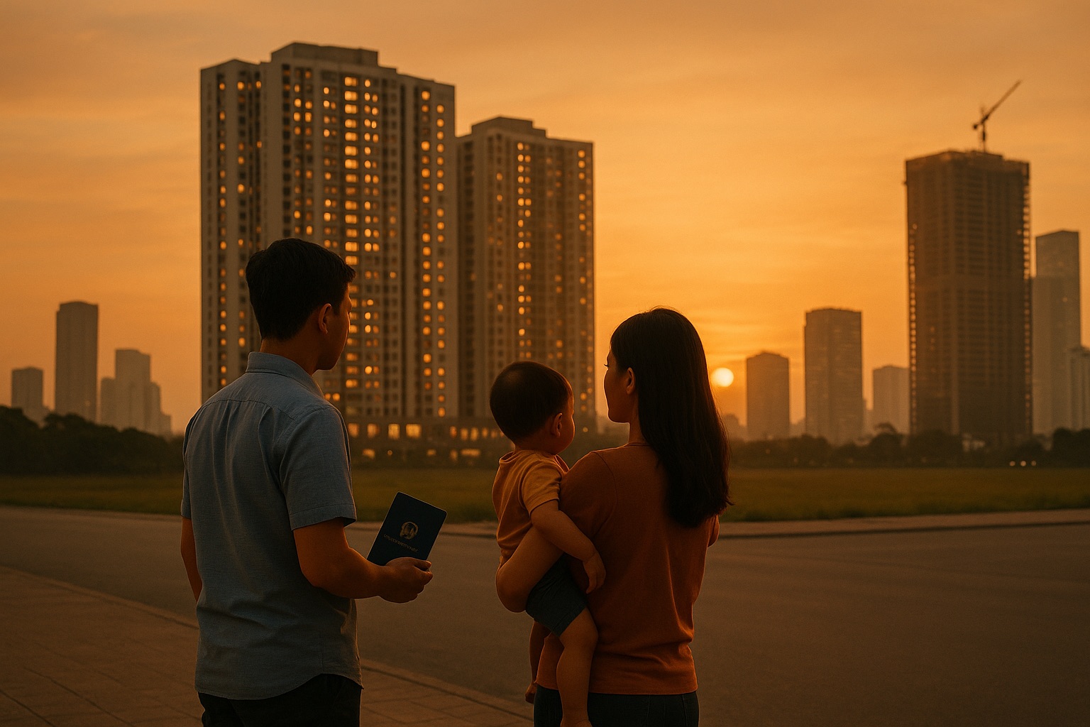 Dành dụm từng đồng, nhưng giấc mơ an cư vẫn cứ lùi xa theo giá nhà leo thang (Ảnh minh họa: ChatGPT)