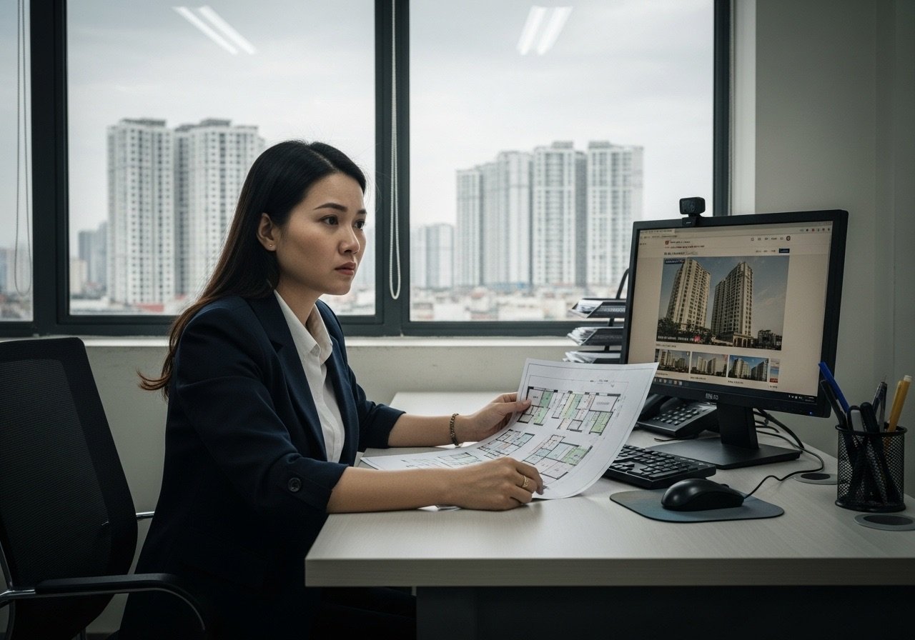Mức lương công chức không theo kịp căn hộ thu nhập thấp, giấc mơ nhà ở vẫn ngoài tầm với (Ảnh minh họa: Google Studio AI)