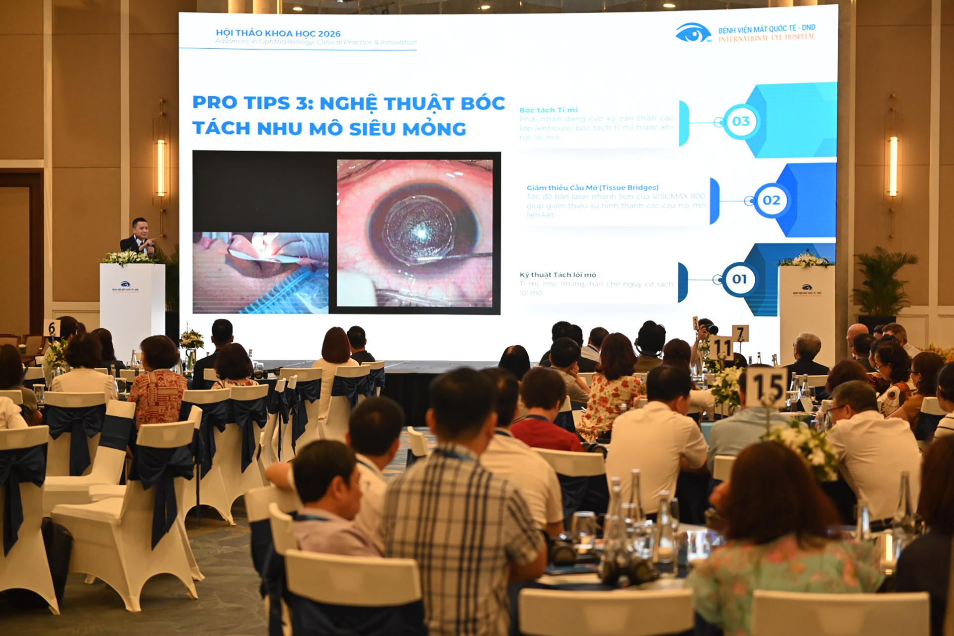 Hội thảo quy tụ nhiều chuyên gia đầu ngành trong nước cùng các góc nhìn quốc tế về nhãn khoa