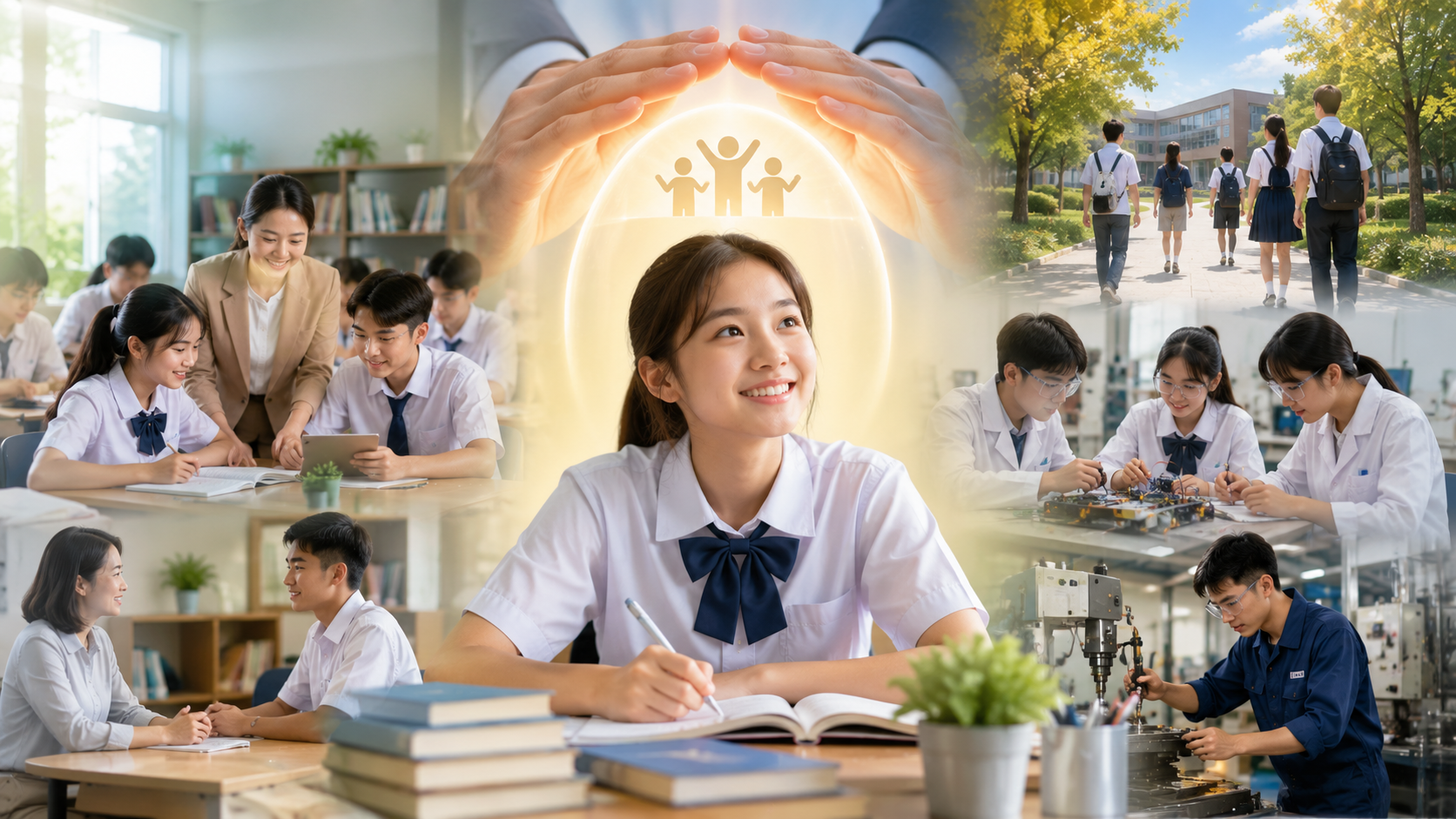 Giảm căng thẳng thi cử cho học sinh phải bắt đầu từ quy hoạch tổng thể hệ thống giáo dục, gắn với quy hoạch dân số và phát triển đô thị. Ảnh minh họa: ChatGPT