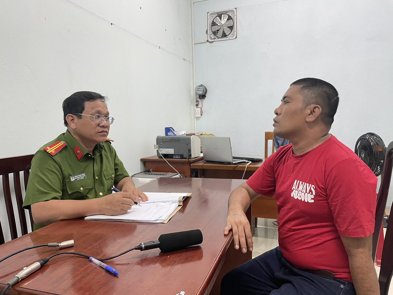 Đối tượng bị bắt giữ sau 8 giờ bị bắt giữ