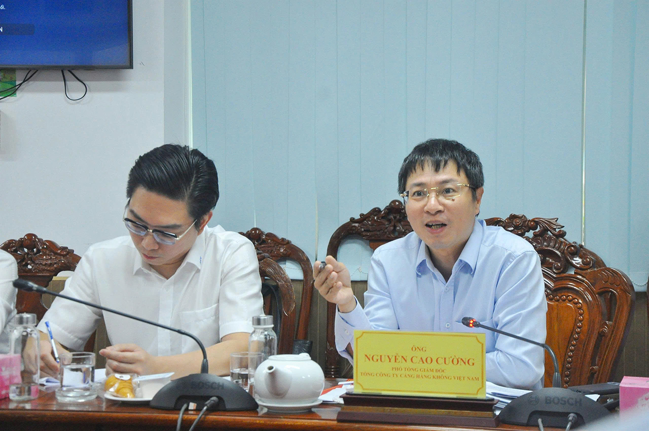 Ông Nguyễn Cao Cường, Phó Tổng Giám đốc Tổng công ty Cảng hàng không Việt Nam cho biết, sẵn sàng quảng bá hình ảnh du lịch của địa phương tại 21 cảng hàng không trên toàn quốc