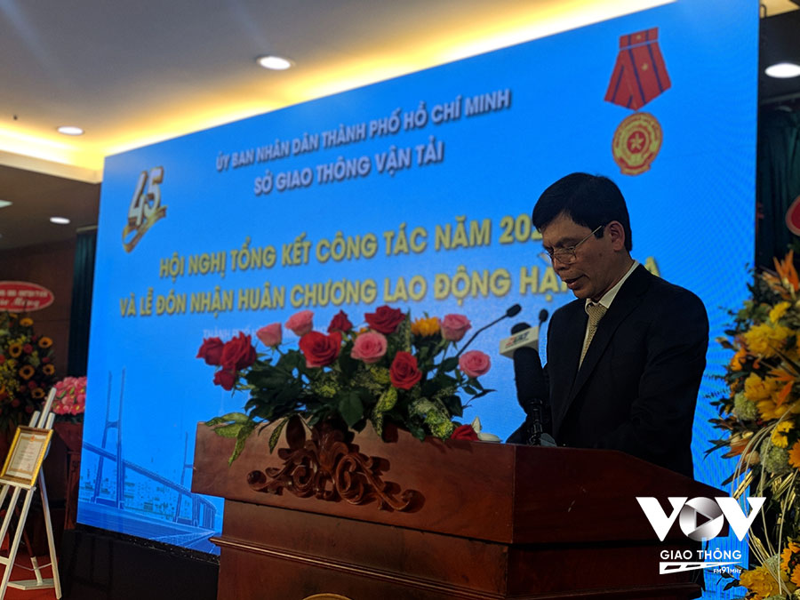 Ảnh: Thứ trưởng Bộ GTVT Lê Anh Tuấn phát biểu chỉ đạo tại hội nghị