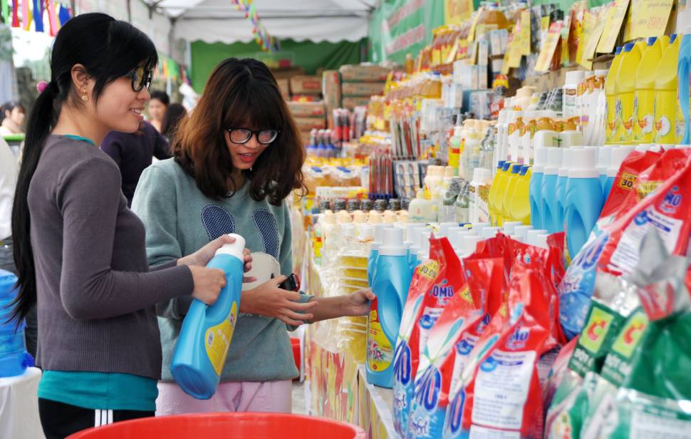 Siêu thị BigC Bắc Giang áp dụng nhiều chương trình khuyến mãi trong Tháng kích cầu tiêu dùng hàng nội địa.