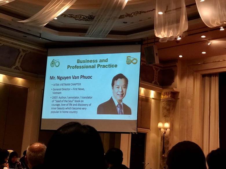 Thông tin giới thiệu về ông Nguyễn Văn Phước được giới thiệu tại buổi bình chọn của AIT Alumni