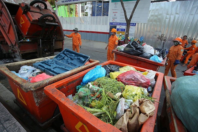 Lượng rác sinh hoạt ở TP.HCM hơn 9.000 tấn mỗi ngày