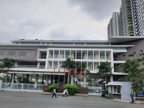 Trường THCS Nguyễn Văn Tố - nơi xảy ra sự việc