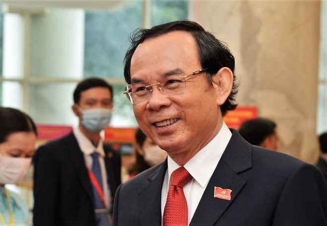 Ông Nguyễn Văn Nên - Tân Bí thư Thành ủy TPHCM nhiệm kỳ 2020 -2025 (Ảnh TTBC Đại hội) 
