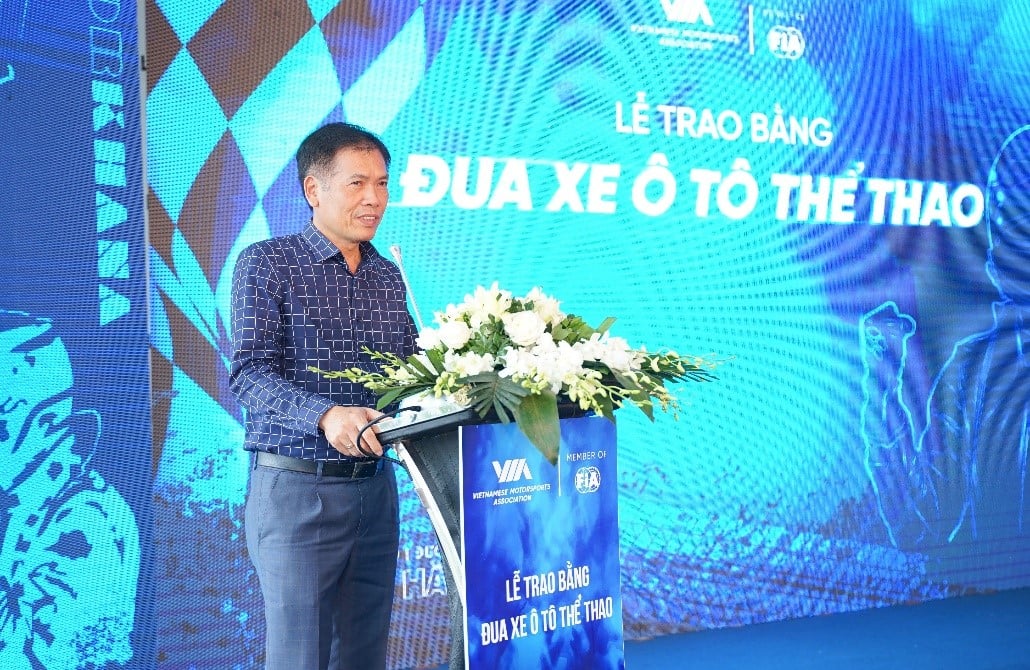 Ông Trần Đức Phấn – Phó tổng cục Trưởng Tổng cục Thể thao nhận định đây là một bước tiến quan trong đối với các vận động viên đua xe thể thao 