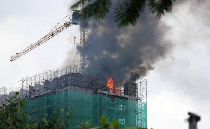 Nhiều nguy cơ tiềm ẩn dễ xảy ra cháy, nổ tại các công trình đang xây dựng