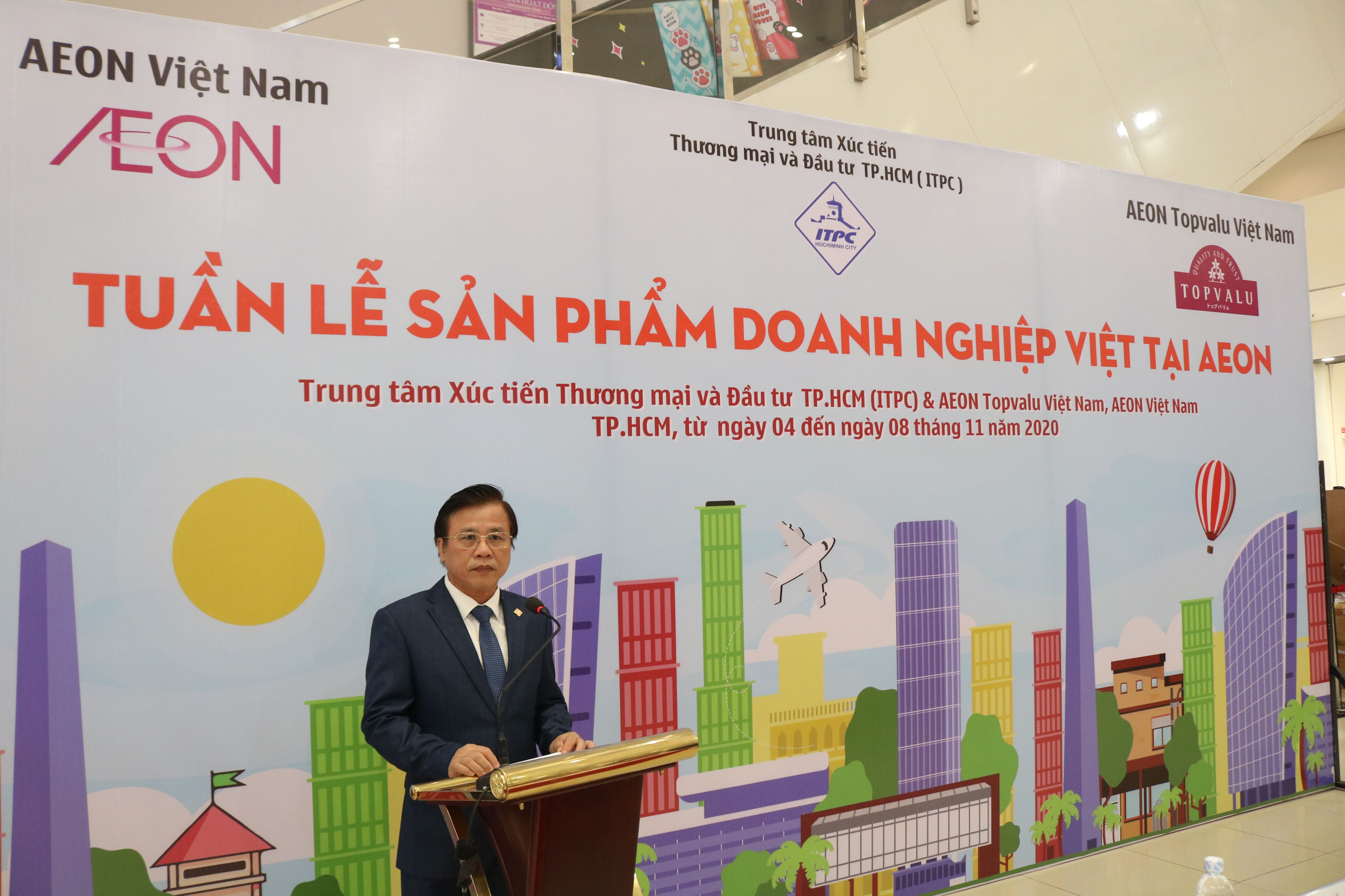 Ông Nguyễn Hữu Tín - Giám đốc ITPC Phát biểu tại sự kiện triển lãm