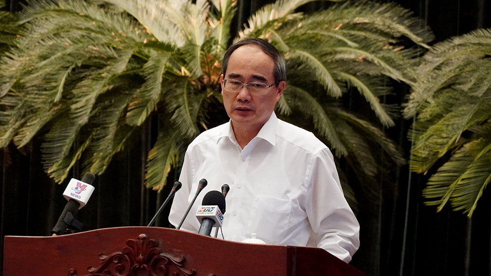 Bí thư Thành uỷ Nguyễn Thiện Nhân đề nghị ngành giao thông mạnh dạn triển khai các giải pháp.