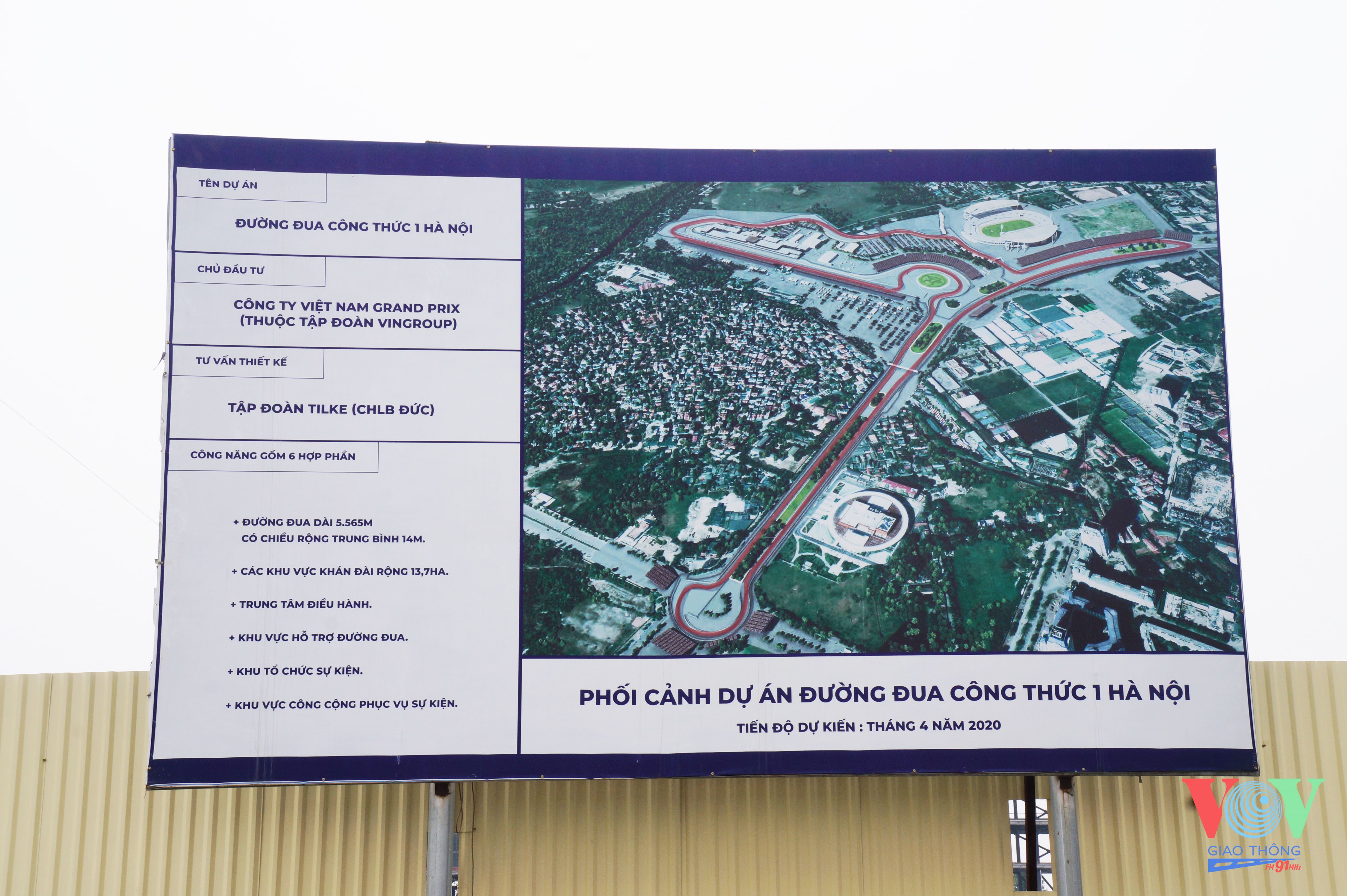 9 Đường đua F1 được khởi công ngày 20/3/2019, trên địa bàn quận Nam Từ Liêm, Hà Nội.