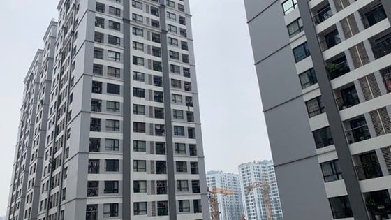 Cư dân nhiều tòa nhà cao tầng ở Hà Nội cảm nhận rõ sự rung chấn. Ảnh: Sài Gòn Giải Phóng