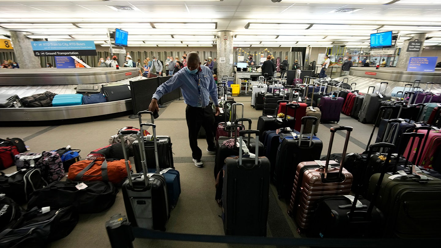 Hành lý xếp đầy băng chuyền khi các chuyến bay của Southwest Airlines bị hủy hàng loạt - Ảnh AP