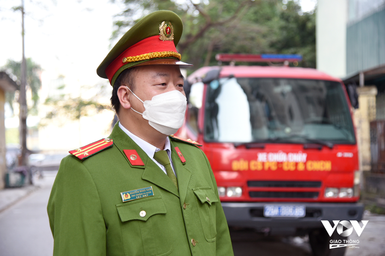 Trung tá Nguyễn Hùng Nam – Phó trưởng Công an Q. Hoàng Mai (Hà Nội)