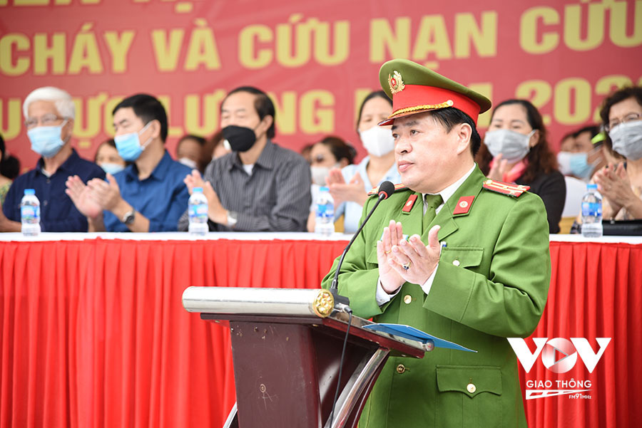 Thượng tá Nguyễn Văn Thắng - Phó trưởng Công an quận Thanh Xuân