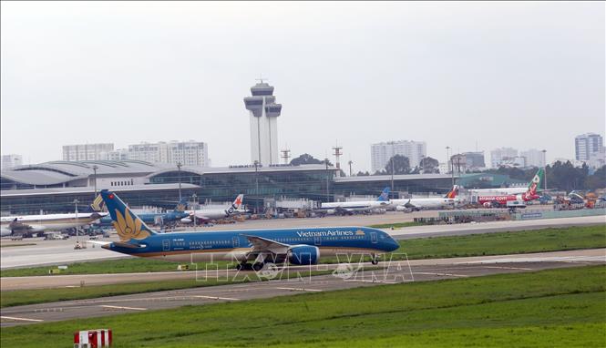 Sân bay Tân Sơn Nhất. Ảnh: Huy Hùng/TTXVN