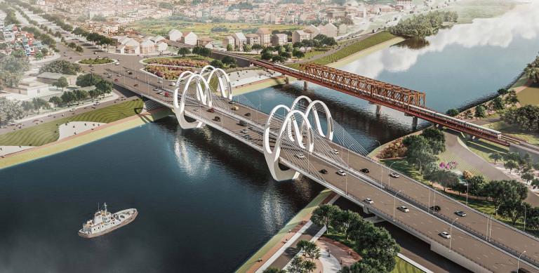 Lộ thiết kế kiến trúc cầu Đuống đường bộ và đường sắt gần 1.900 tỷ