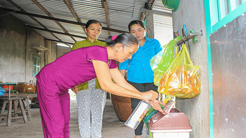 Đa dạng mô hình bảo vệ môi trường của chị em