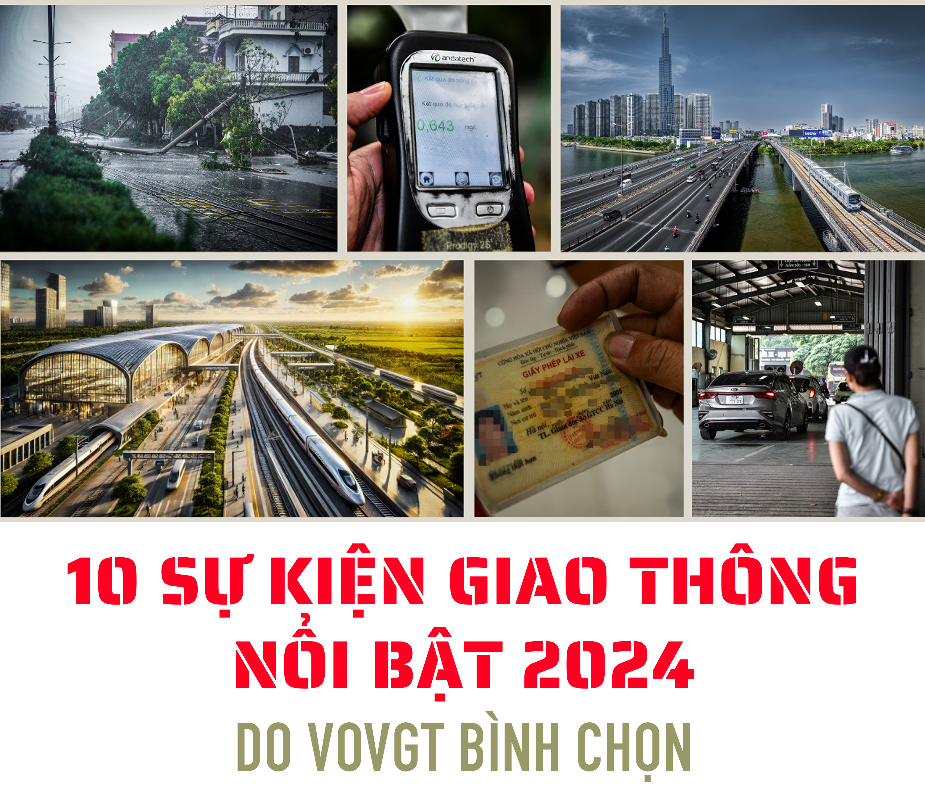 10 sự kiện giao thông nổi bật 2024