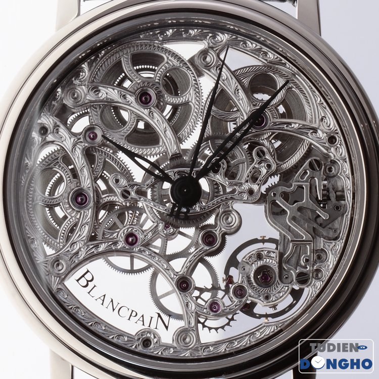 C ng m x m u ng h Blancpain Villeret Squelette 8 jours