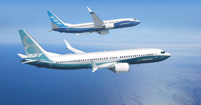 Thống kê cho thấy, mức giá trung bình của Boeing 737 Max dao động từ 121 đến 135 triệu USD/chiếc. Ảnh: CBS News.