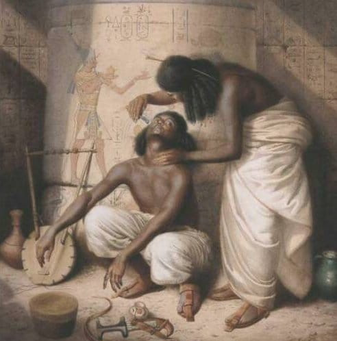 Không những vậy, người Ai Cập còn cạo râu để ngăn không cho chấy rận có chỗ trú ngụ.