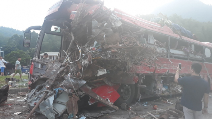 Vụ tai nạn đã khiến cho 3 người chết, hơn 30 người bị thương.