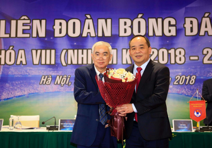 Đại hội VIII Liên đoàn Bóng đá Việt Nam diễn ra trong thời gian cao điểm AFF Cup đã thay đổi rất nhiều vị trí lãnh đạo quan trọng của tổ chức này. Ảnh: VFF.