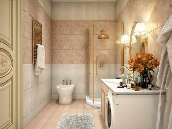Phòng tắm với nội thất đơn giản, tiện dụng cho gia chủ.