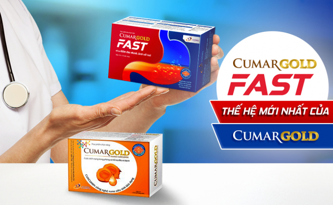 Sản phẩm CumarGold Fast chỉ là thực phẩm chức năng, không có tác dụng thay thế thuốc chữa bệnh.
