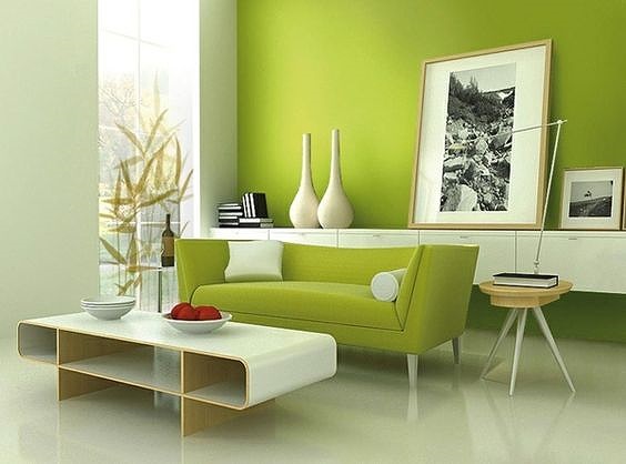 Kết hợp màu xanh lá cây và màu trắng là một cách tuyệt vời để có được một thiết kế thẩm mỹ tươi mới và tràn đầy năng lượng.