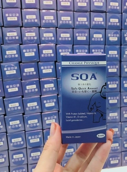 Tăng cân SQA được quảng cáo rầm rộ trên mạng là sản phẩm uy tín nhập khẩu của Nhật