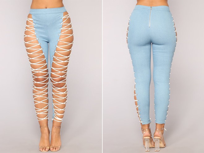 Tính ứng dụng và thẩm mỹ của kiểu quần jeans này bị đánh giá rất thấp.