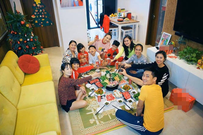 Căn hộ mua từ năm 2017, là tổ ấm đầu tiên của hai vợ chồng Bảo Thanh sau nhiều năm sống cùng bố mẹ chồng ở Bắc Giang.