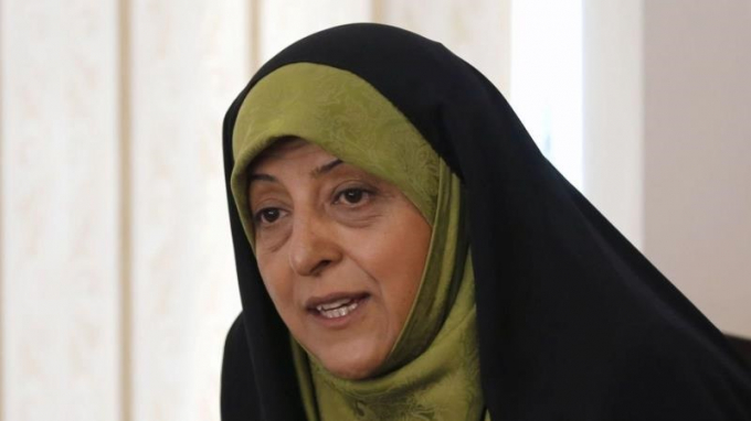 Phó Tổng thống Iran phụ trách các vấn đề Phụ nữ và Gia đình Masoumeh Ebtekar. (Ảnh: Sky News)