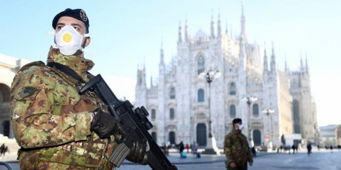 Hàng chục nghìn người Italy vi phạm quy định phong tỏa.