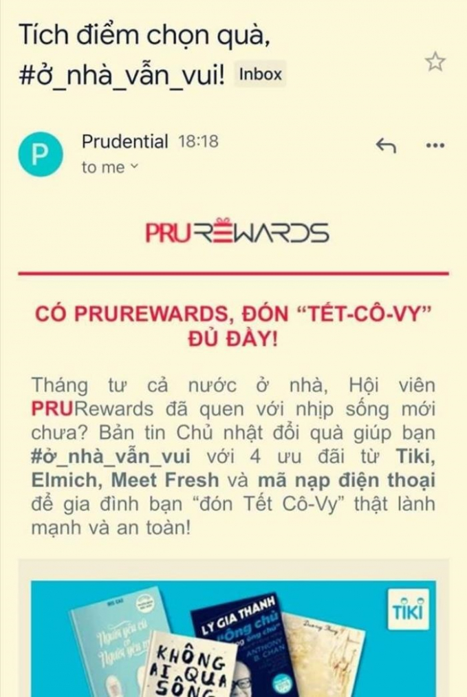 Chương trình PRUrewards của Prudential khiến nhiều người bức xúc.