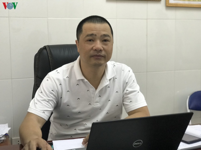 Ông Nguyễn Chí Thành, Trưởng khoa Kiểm soát bệnh tật và HIV/AIDS thuộc Trung tâm Y tế quận Đống Đa (Hà Nội).