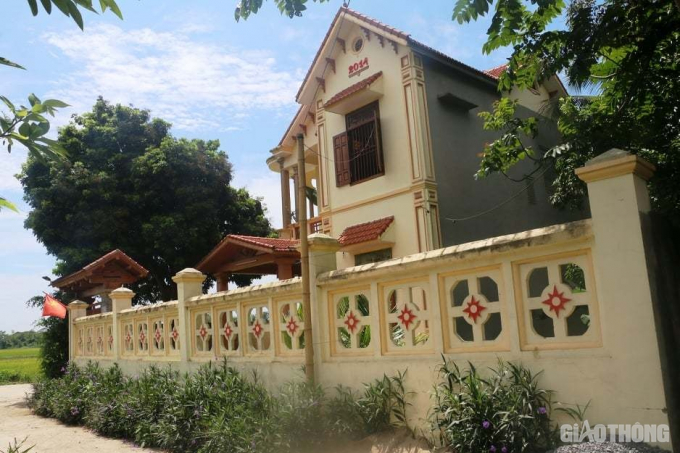 Một trong những ngôi nhà thuộc diện cận nghèo ở xã Yên Thọ, huyện Yên Định (Thanh Hóa)