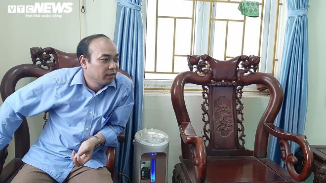 Ông Bùi Văn Tuyến – Chủ tịch UBND xã Tân Lập nói do xã tin cậy vào danh sách xóm gửi lên nên chi sai đối tượng.
